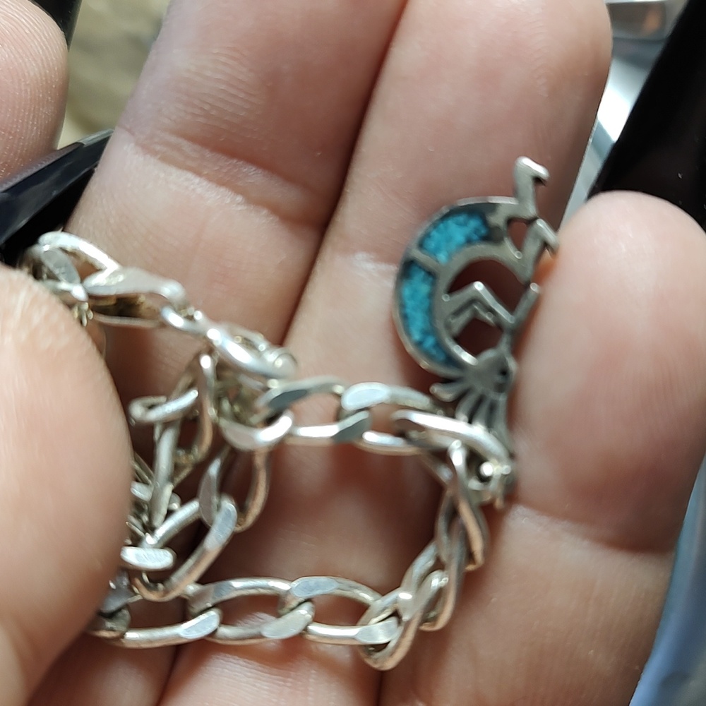 Sterling Silver and kokopelli bracelet